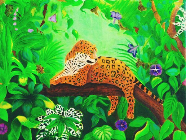 LEOPARD IN THE FOREST