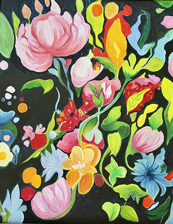 Ecstasy oil painting